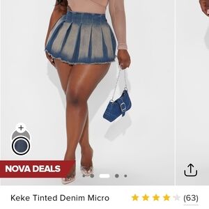 Blue Denim Skirt